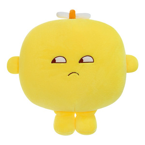 Peluche Personalizado de Limón con <span class=keywords><strong>Ojos</strong></span> Inclinados, Muñeco de Fruta con Aspecto de <span class=keywords><strong>Ojos</strong></span> Entrecerrados para Decoración de Dormitorio Infantil, MOQ Bajo, Peluches de Limón - Product Image 5