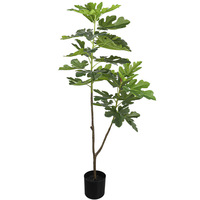 Künstlicher Feigenbaum im Topf, Bodendekoration für Wohnzimmer, Büro, Einkaufszentrum, Luxus-Landschaftsgestaltung, Hochzeit, Ostern, Erntedankfest, Blumendekoration