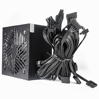 Alimentation pour PC ATX 80Plus Bronze 500W Haute Efficacité Pleine Tension 4 SATA 16 PCI-E PSU Alimentation pour Jeux Bonhomme de Neige Usine OEM