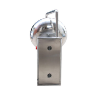 Machine semi-automatique en acier inoxydable pour le revêtement de chocolat, machine à enrober les cacahuètes et les amandes dans le sucre