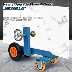 Chariot de manutention de tôles de qualité industrielle, conception à roues universelles, adapté au déplacement <span class=keywords><strong>des</strong></span> tôles - Product Image 5
