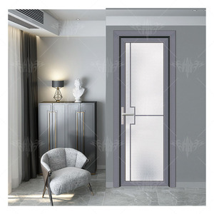 Diseño de puerta de inodoro, PUERTAS DE BAÑO de aluminio - Product Image 3