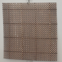 Maille métallique décorative pour l'intérieur, maille à maillons pour la décoration intérieure et la division des espaces