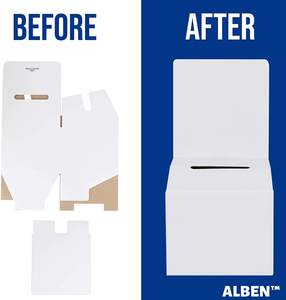 Cajas de cartón con relieve extraíble, cartón blanco brillante personalizado, fácil de doblar - Product Image 5