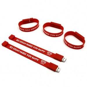 Custom Bracelets Promotional Gift Wristband Football Wristbands with Logo Wrist Band Silicone Bracelet with <b>USB</b> <b>Flash</b> <b>Drive</b> - Product Image 6