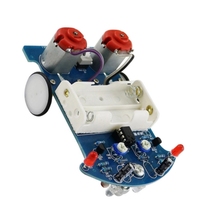 Kit de robot de voiture intelligent de suivi de ligne OKYN-G5247, kit de pratique de soudage DIY pour l'éducation STEM et l'apprentissage de l'électronique