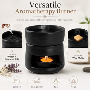 Simple European Ceramic Aromatherapy Diffuser Essential Oil <b>Burner</b> <b>Candle</b> <b>Wax</b> Melt Warmer Incense <b>Burners</b> Holder Home Decor - Product Image 3