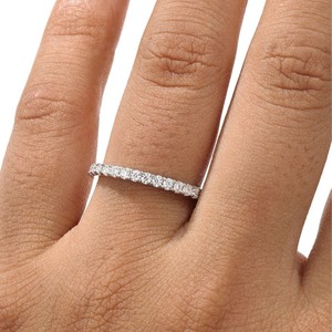 Anillo Completo de Plata S925 con Moissanita para Mujer, Forma Geométrica, Chapado Electrolítico, Directo de Fábrica, Joyería Brillante de Lujo Ligero - Product Image 4