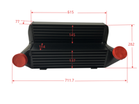 Radiateur de pointe pour BMW F30 N20 (échangeur air-eau) avec support technique gratuit inclus – Idéal pour l'amélioration des performances