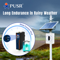 Gateway de Bajo Consumo PUSR, Modbus RTU JSON MQTT/TCP, DC 9-36V, Energía Solar, DI/AI/RS485 y Almacenamiento de Datos Fuera de Línea, Soporte SIM para Exteriores