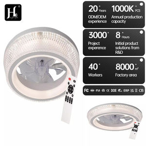 New Full-Spectrum Smart <b>Ceiling</b> <b>Fan</b> Lamp, <b>Modern</b> and Simple Living Room Bedroom , Three-Color Variable Light - Product Image 5