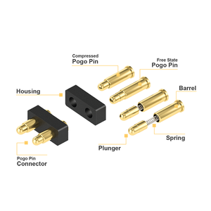 Conectores Pogo Pin Personalizados con Torneado CNC de 1.5mm-10mm, DIP de 3mm de Grosor, Sonda de Contacto de Alta Corriente con Resorte - Product Image 4