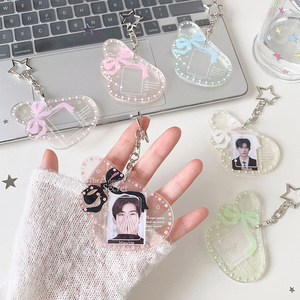 จี้รูปปีกนางฟ้าอะคริลิกใสแบบขายส่ง ขนาด 1 นิ้ว พร้อมกรอบรูปสำหรับใส่รูปถ่าย ของที่ระลึกน่ารัก - Product Image 4