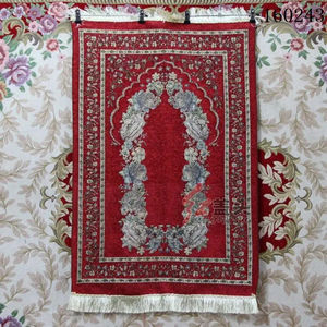 Authentic Turkish Prayer Rug Modern Square Design Handmade <b>Cushioned</b> Foam And Rubber Washable For Home And Mosque Use - Product Image 5
