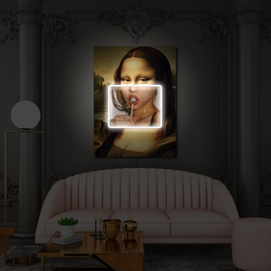 Peinture moderne, art mural, art de <span class=keywords><strong>bande</strong></span> dessinée LED, néon pop art, bandes lumineuses, indice de protection IP65, personnalisable - Product Image 3