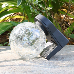 Vetro di alta qualità + ABS amorfo pannello solare impermeabile IP44 vetro solare led luce decorativa giardino esterno - Product Image 2