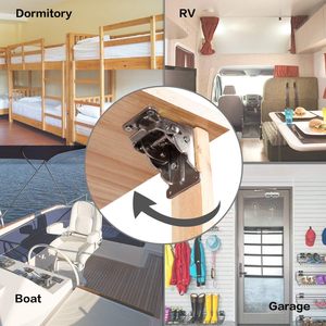 90 Degree Self Locking Folding Hinge Furniture Hinges Table Leg Bracket Adjustable Support for Kitchen <b>Chair</b> <b>Desk</b> Foldable - Product Image 4