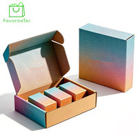 Boîte en carton ondulé personnalisée avec logo, en matériaux recyclés écologiques, gaufrée, avec doublure en éponge, pour envoi postal, vente en gros