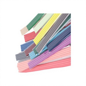 Bâtonnets diffuseurs en fibres naturelles vertes et beiges, lots de bâtonnets parfumés durables 20CM 30CM - Product Image 1