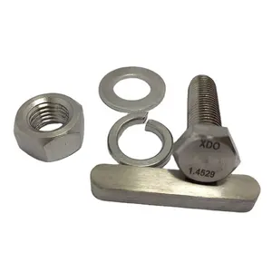 Hardware In Acciaio Inox Bullone Esagonale di Alta Precisione 1.4529 Fastners Bulloni Dadi