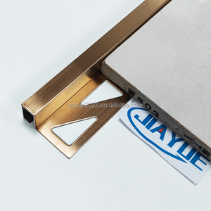 Современная нержавеющая сталь 304/316 прочная плитка для гостиничного использования отделка края нескользящий бесплатный образец Foshan плитка аксессуары 5 + год гарантии - Product Image 6