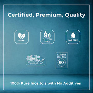 Private Label 40:1 Myo-inositolo e D-Chiro <span class=keywords><strong>Inositol</strong></span> <span class=keywords><strong>Powder</strong></span> Plus Folate e vitamina D per l'equilibrio dell'ormone femminile - Product Image 4