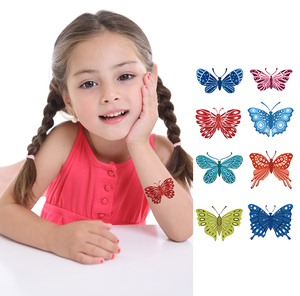 Butterfly Clavicle Temporary <b>Tattoo</b> Sticker Long Lasting Herbal Non Reflective <b>Paper</b> Decal for Body Art Professional Use - Product Image 3