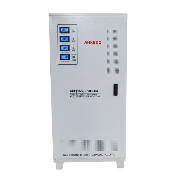 6KVA to 120kVA Three Phase Stabilizer 220V 415V CE ISO Wide Input 304V 456V