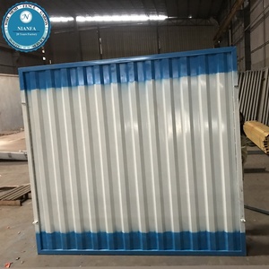 Europa caliente venta personalizada proyecto recubierto de polvo de metal corrugado cerca de pie libre de acero sólido acaparamiento - Product Image 5