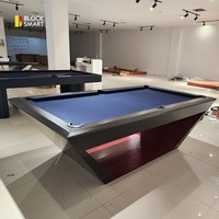 Meilleure vente : Table de billard de luxe professionnelle en bois massif de 8 pieds ou 9 pieds, avec plateau en ardoise, pour l'extérieur, bureau ou salle à manger