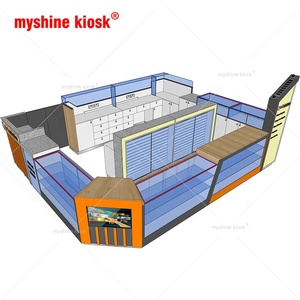 Tuỳ Chỉnh Mall Điện Thoại Di Động Phụ Kiện Kiosk Của Điện Thoại Di Động Sửa Chữa Kiosk & Bán Lẻ Điện Thoại Di Động Trường Hợp Bao Gồm <span class=keywords><strong>Showcase</strong></span> Truy Cập Để Bán - Product Image 1