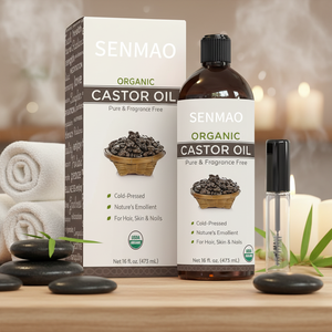 Aceite de Ricino 100% Puro y Natural, Prensado en Frío, Orgánico, Fortalece el Crecimiento y Repara el Cabello, Aceite de Ricino Negro, Venta al Por Mayor - Product Image 2