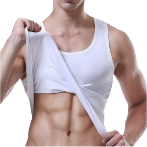 Débardeur de sport professionnel pour femme, respirant, tricoté, 100 % coton, haute performance, extensible, flexible, 180 g, col rond, couleur unie, MOQ - Product Image 1