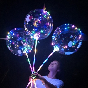 Giant Round Luminous Party clear Latex Led Bobo <strong>Balloon</strong> for Events - Product Image 5