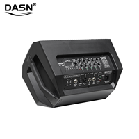 Système de sonorisation portable actif DASN E8 8 pouces 800W PEAK Classe D avec amplificateur DSP, batterie intégrée, pour la maison, l'extérieur, les performances DJ.
