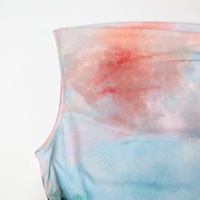 Robe de soirée sans manches de luxe personnalisée, tie-dye, robe moulante imprimée en mousseline de soie pour femmes, haut de gamme, pour soirée, 2025