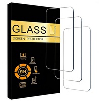 Lot de 1, 2 ou 3 protections d'écran en verre trempé anti-rayures avec logo personnalisé pour iPhone Xs Xr 11 12 13 14 15 16 Pro Max Ailun Glass
