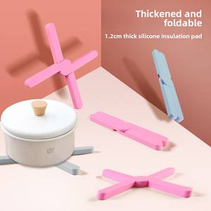 SHT Offre Spéciale sous-verres en Silicone en forme de X <span class=keywords><strong>PVC</strong></span> isolation scandinave tapis de cuisine tampons pour Table <span class=keywords><strong>plat</strong></span> Pot plats cuisine domestique - Product Image 3