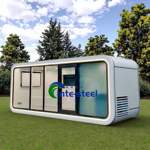 Apple House 20 Fuß 40 Fuß Hotelkabine Camping Modulares Fertighaus Tiny House Vorgefertigte Apple-Kabine Tragbares Containerhaus - Product Image 3