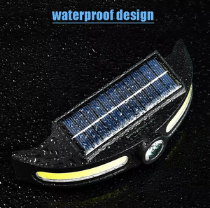 Fuente de luz dual portátil, faro recargable por USB, <span class=keywords><strong>Panel</strong></span> <span class=keywords><strong>Solar</strong></span> para correr, acampar, pescar, ciclismo, faros multifuente - Product Image 4