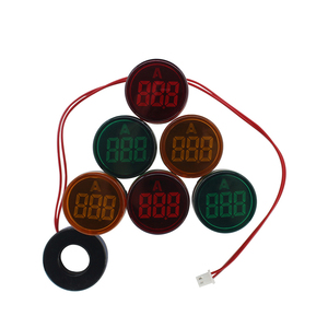 Luz Indicadora Digital LED Super Mini Tipo SLYBp AD16-22DSA de 22mm com Amperímetro AC Industrial 100A 220V - Product Image 2