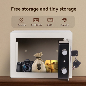 2025 hộp ký gửi điện tử nhỏ màu hồng nhỏ chìa khóa kích thước trẻ em-Bảo Hiểm Chống trộm tự động-tủ khóa lưu trữ tiền mặt trang sức - Product Image 5