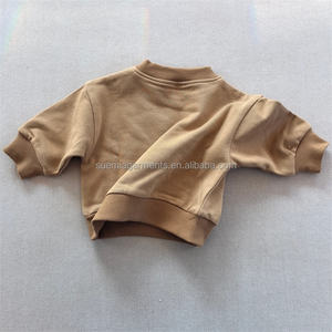 Faible MOQ, fabrication sur mesure, tissu en molleton français 100% coton, vêtements pour bébés garçons et filles, sweat-shirt, short de survêtement, ensemble de vêtements pour tout-petits - Product Image 6