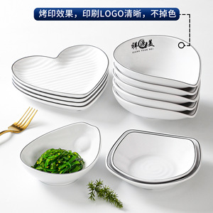 Xiangyuan <b>melamine</b> <b>plates</b>, commercial snack <b>plates</b>, cold dish <b>plates</b>, imitation porcelain <b>plates</b>, creative small <b>plates</b>, - Product Image 4