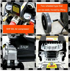 <span class=keywords><strong>10</strong></span> <span class=keywords><strong>bars</strong></span> 60 gallons 5.5HP lubrifiant à huile <span class=keywords><strong>compresseur</strong></span> d'air à entraînement direct à courroie verticale 5kw <span class=keywords><strong>50L</strong></span> réservoir d'air pour la personnalisation - Product Image 3