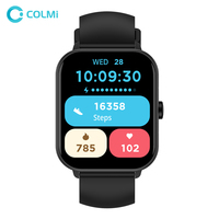 Montre connectée COLMI P91, appels Bluetooth, surveillance de la pression artérielle et du sommeil, bracelet étanche, montre intelligente pour hommes et femmes