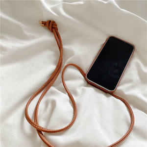Étui de téléphone en cuir pour <span class=keywords><strong>iPhone</strong></span> 14, 13, 12 Pro Max, bandoulière, chaîne, support de téléphone, nouvelle collection - Product Image 5