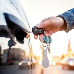 Llavero con Token para Carrito de Compras de Acero Inoxidable, Diseño Duradero para Uso en Carritos de Supermercado, Regalo Promocional Personalizable - Product Image 3