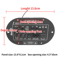 Özelleştirilebilir 220V 12v 24v AMP dijital Subwoofer Mono mikrofon amplifikatörler amplificador amplifikatör kurulu araba ev için