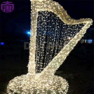 Figuras Navideñas LED Económicas y Esculturas de Instrumentos Musicales para Decoración de Festivales y Eventos Musicales - Product Image 5